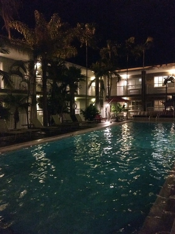 The pool at Best Western Hibiscus Motel is the perfect place to unwind in the evening.