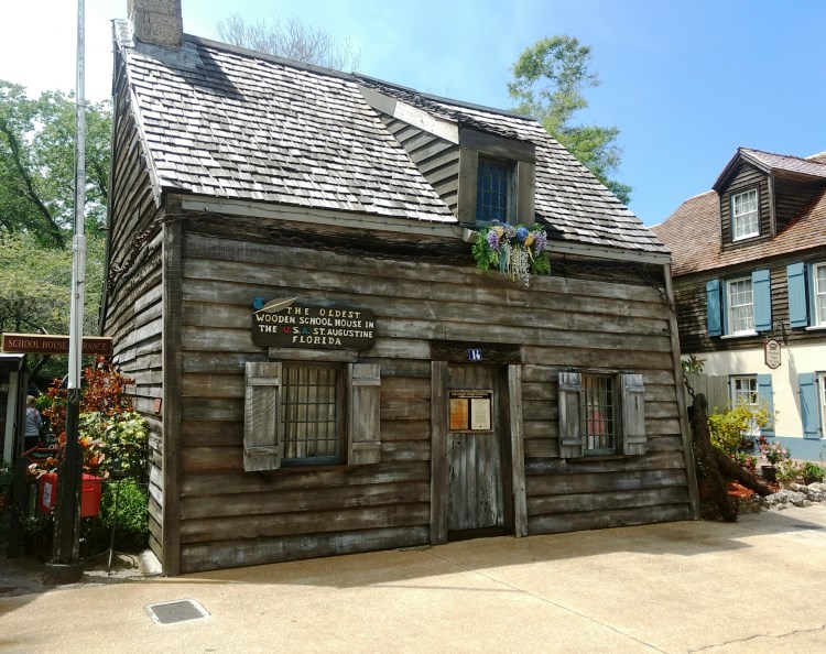 The Oldest Wooden Schoolhouse; St. Augustine, Florida.