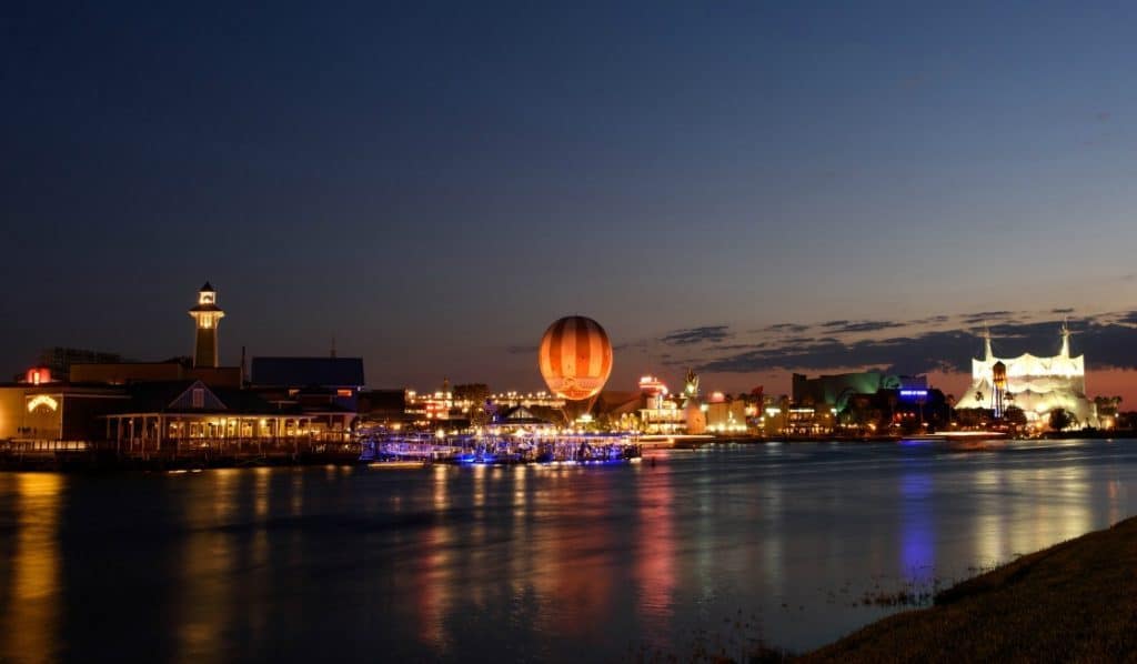 Disney Springs at Night
