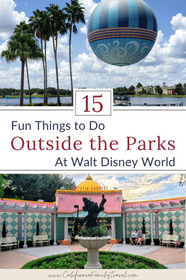 There are so many fun things to do without a theme park ticket at Walt Disney World! Here are 15 family-friendly ideas for your next trip to Disney World with kids. #waltdisneyworld #disney #disneysprings