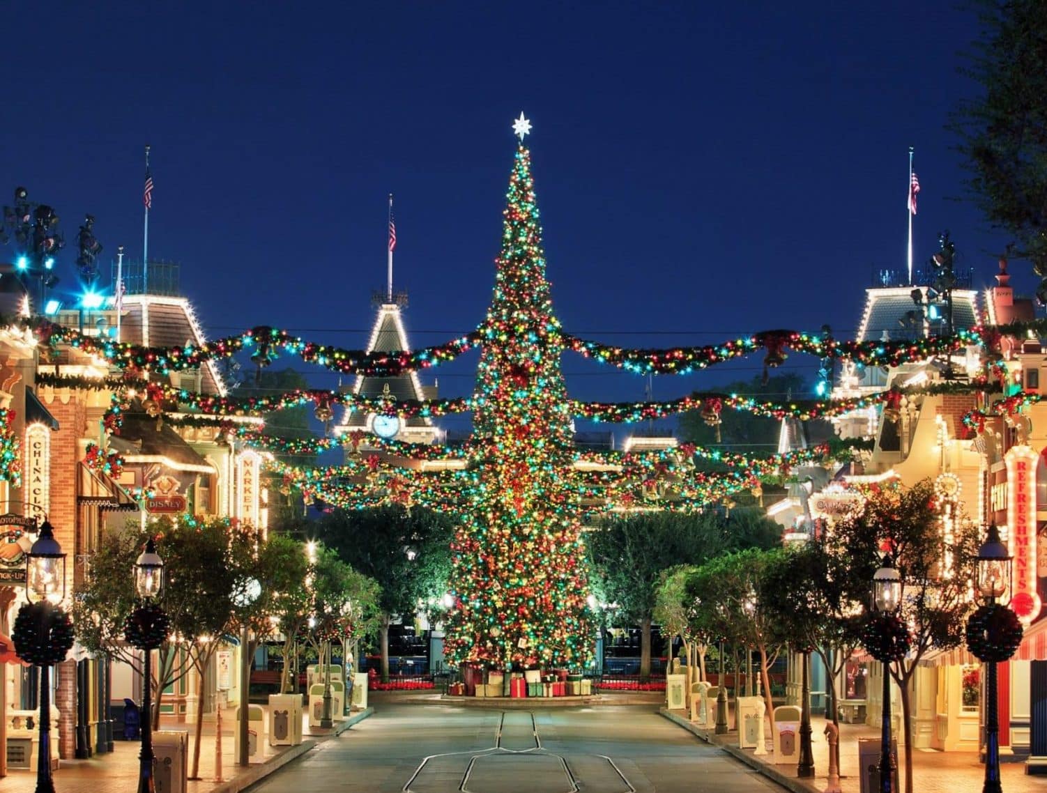 Disneyland On Christmas Day 2021