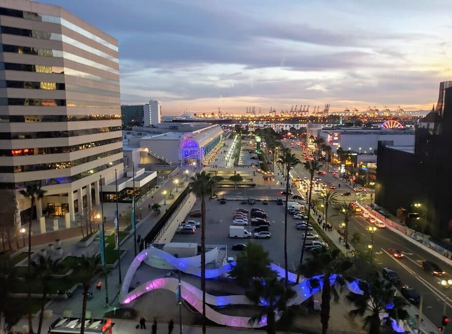 Marriott Long Beach Downtown Hotel view