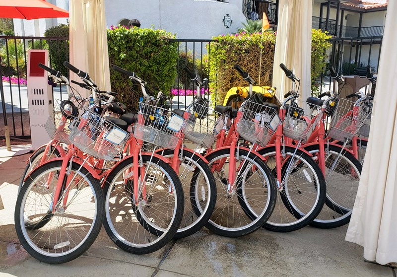 Bike rentals at the Omni Rancho Las Palmas.