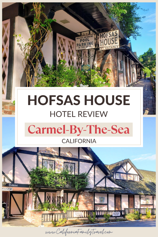 Hofsas House is a quaint, family-friendly hotel in Carmel, California, just a short walk to the beach and lovely downtown. Read this post for a full review!