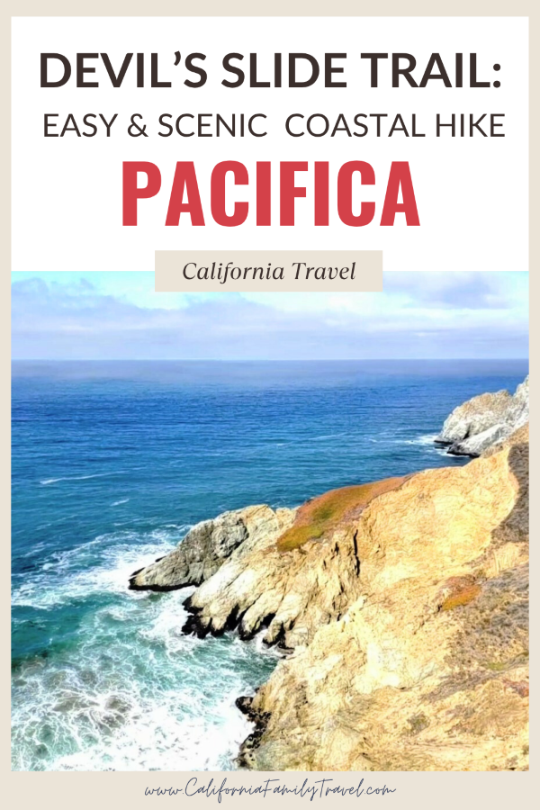 Located near San Francisco, Devil's Slide Trail is an easy California coastal hike with stunning views of the Pacific Ocean. Here's everything you need to plan this family-friendly hike.