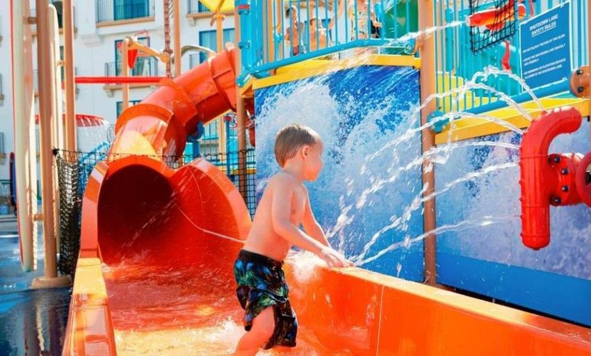Marriott Courtyard Theme Park Entrance Surfside Waterpark