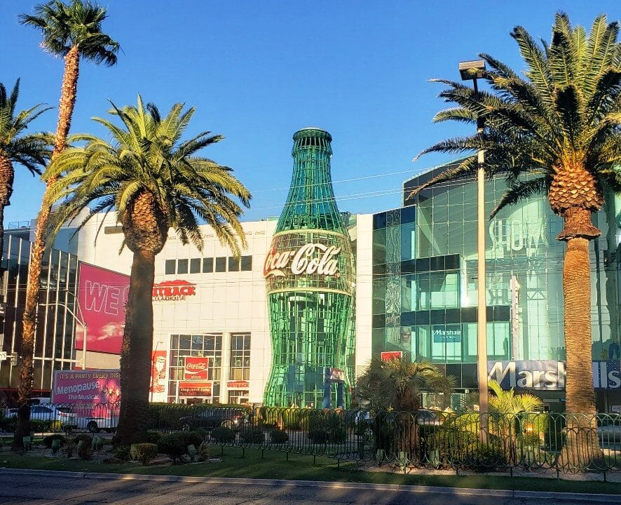 The Coca-Cola Store on the Vegas Strip.