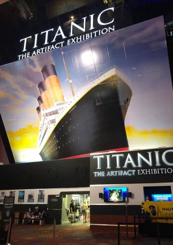 Titanic Exhibit Las Vegas Entrance