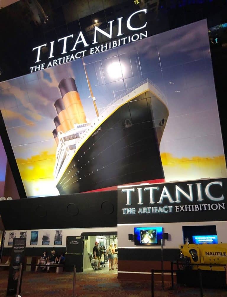 Titanic Exhibit Las Vegas Entrance