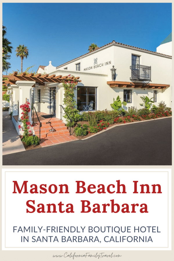 Located just a block away from the waterfront, Mason Beach Inn Santa Barbara is a newly-renovated, charming boutique hotel. Here is a full review. #santabarbara #california #familytravel