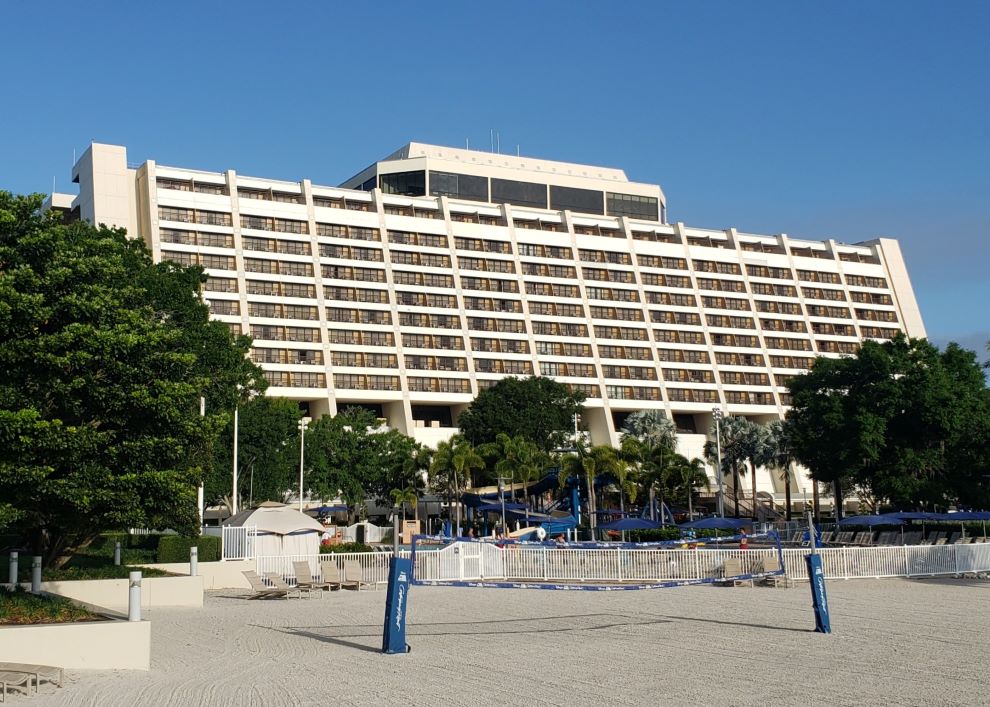 Disney's Contemporary Resort volleyball court