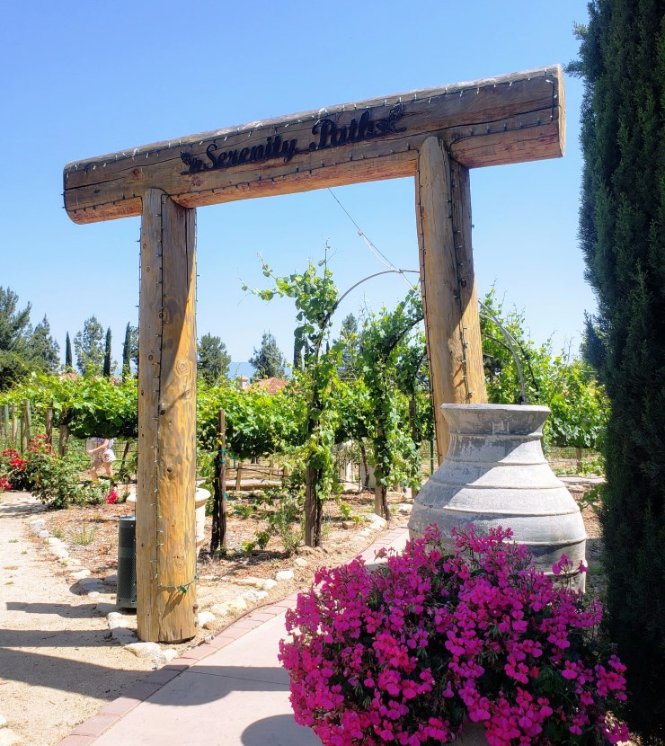 Temecula wine hotel South Coast Winery Serenity Path