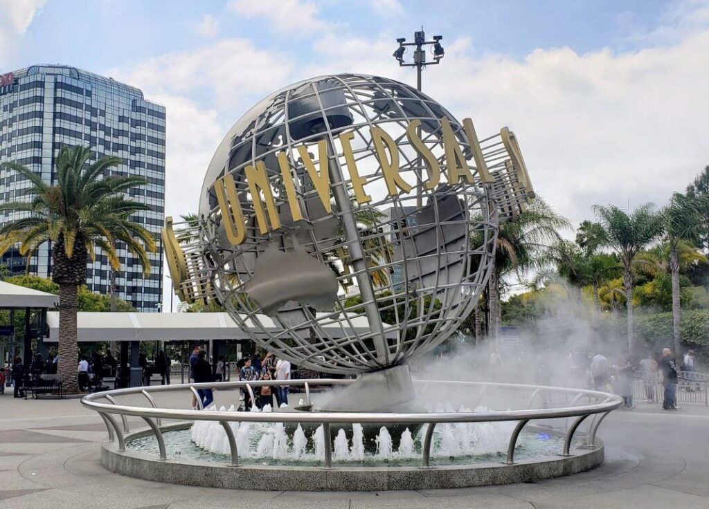 Universal Studios Hollywood theme park in Southern California