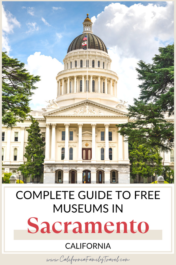 Sacramento is home to more than 30 museums, but if you are looking for an inexpensive outing, check out one of these amazing museums that are totally free. Here is a guide to free museums in Sacramento - both ones with year-round free admission and ones that participate in the annual Free Museum Weekend Sacramento.