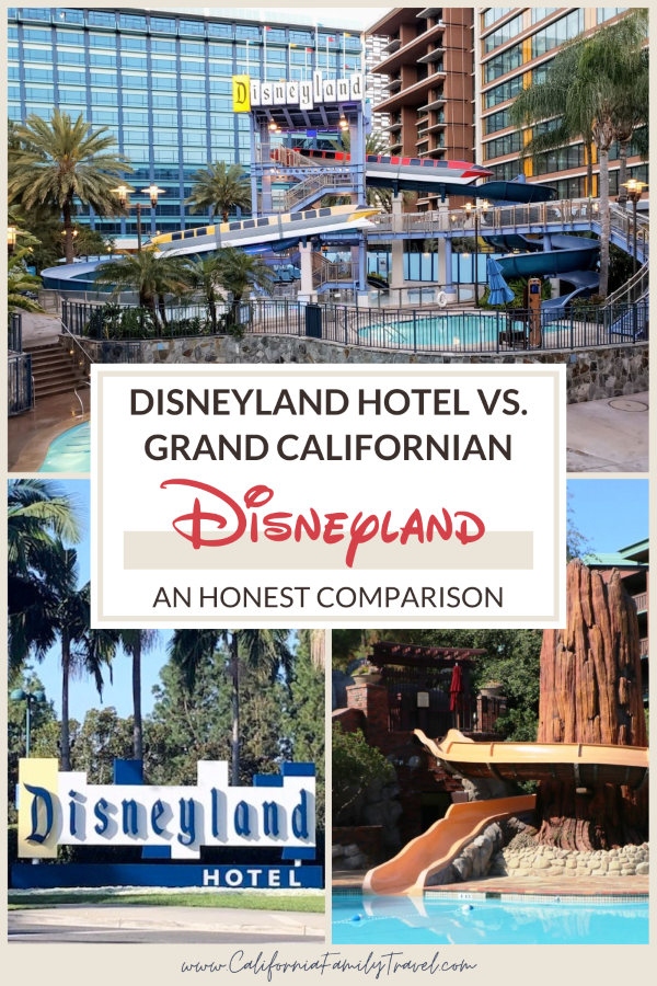 Are you debating between a stay at the Disneyland Hotel or Disney's Grand Californian Hotel & Spa for your next Disney vacation? The question of Disneyland Hotel vs Grand Californian can be a tough call! Here's an honest comparison guide to help you decide which is best for your trip to the Disneyland Resort in Anaheim, California. 