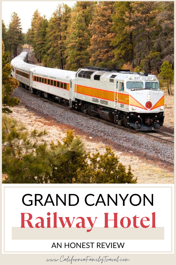 Planning a visit to the Grand Canyon with kids? Located next to the depot, the Grand Canyon Railway Hotel in Williams, Arizona is family-friendly and a fun way to experience the Grand Canyon. Read this post for an honest Grand Canyon Railway Hotel review. 