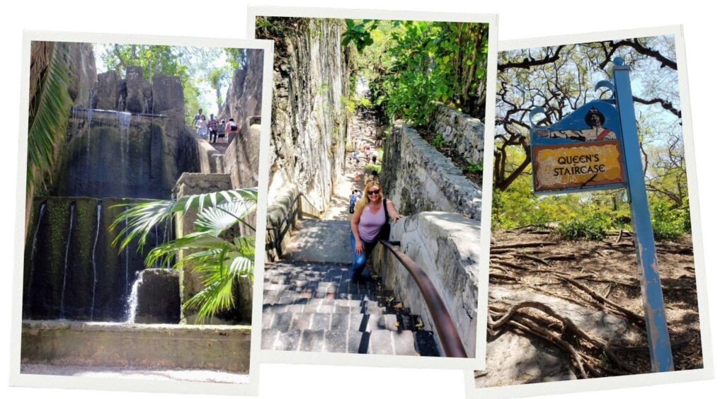 Nassau Bahamas Queens Staircase Collage