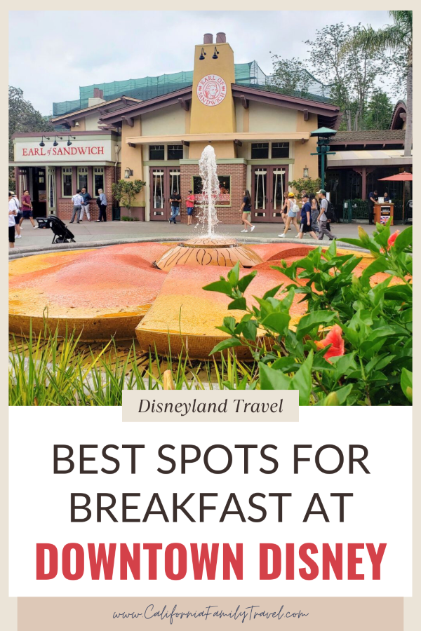 Planning a visit to the Disneyland Resort? Save this guide to Downtown Disney breakfast locations to help you plan where to grab a bite in the mornings on your way to Disneyland and Disney California Adventure Park. From table service restaurants to counter service spots, breakfast at Downtown Disney is a great way to start your day!