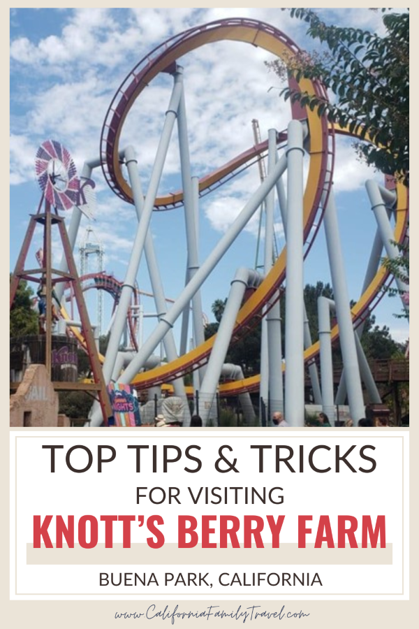 Planning a visit to Knott's Berry Farm in Buena Park, California? Make the most of your visit to Knott’s Berry Farm theme park with these 15 family-friendly tips on tickets, rides, food, and how to skip the long lines. Save these Knott's Berry Farm tips and tricks for your next Southern California vacation!