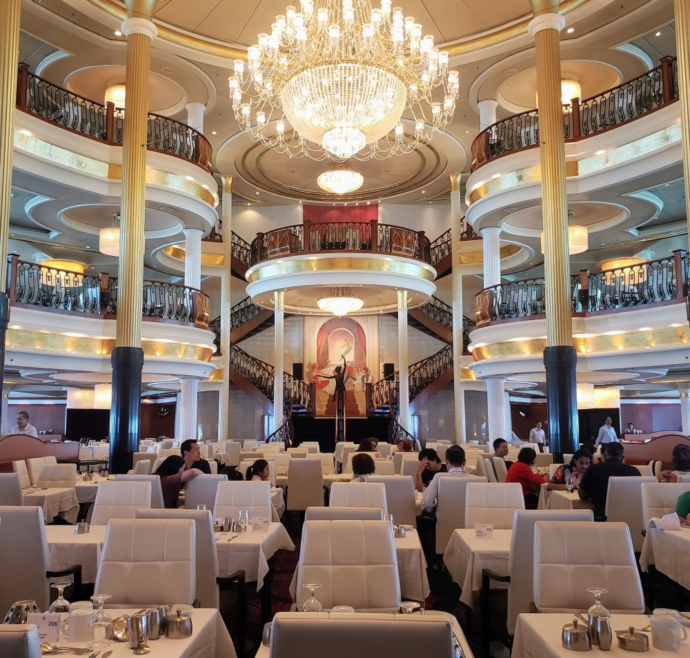 Main dining room aboard Royal Caribbean Navigator of the Seas