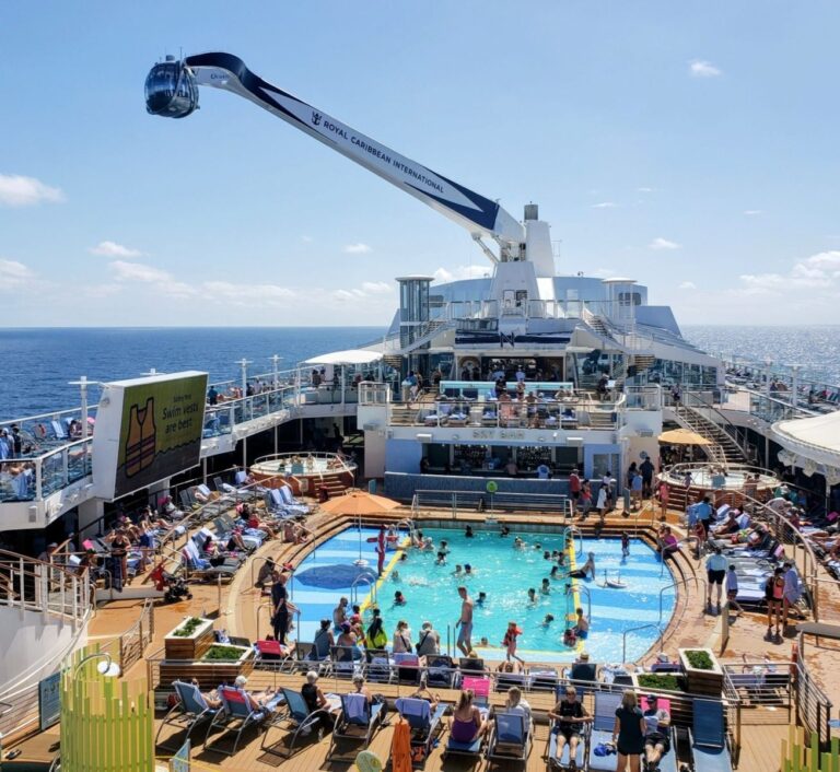 Royal Caribbean Quantum of the Seas North Star and outdoor pool