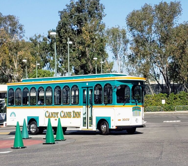 Candy Cane Inn Disneyland Shuttle