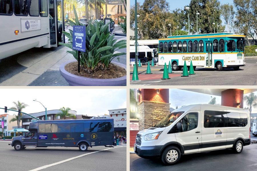 Shuttles to Disneyland