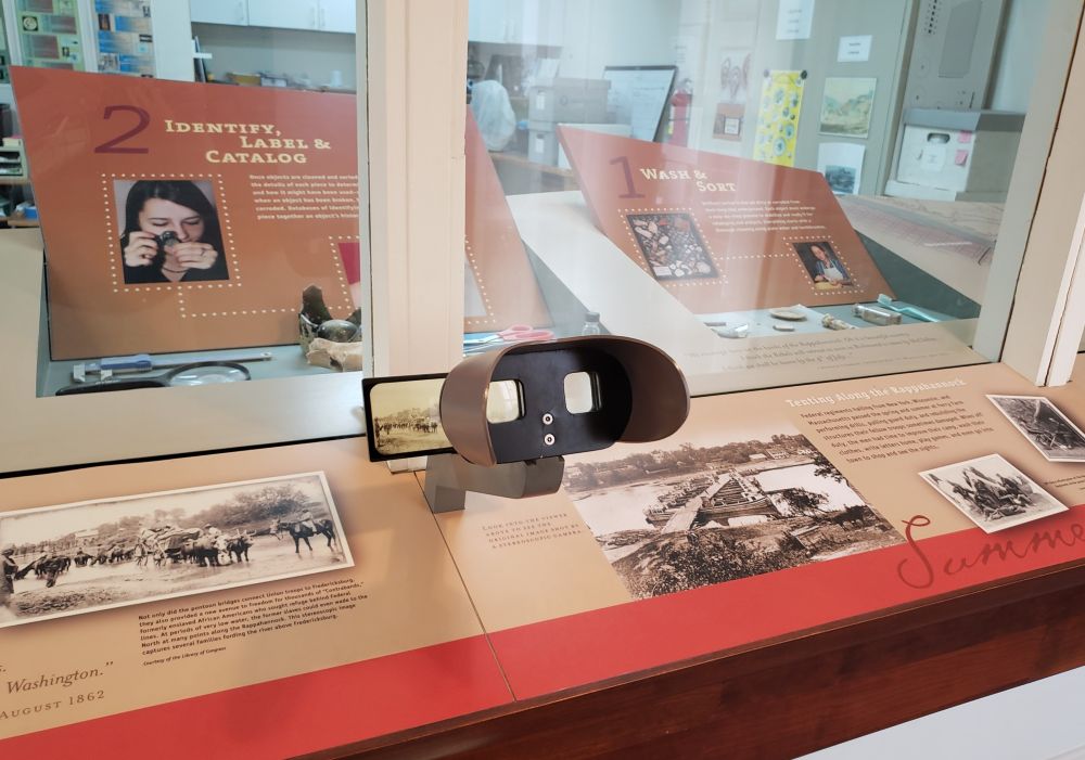 George Washington's Ferry Farm exhibit