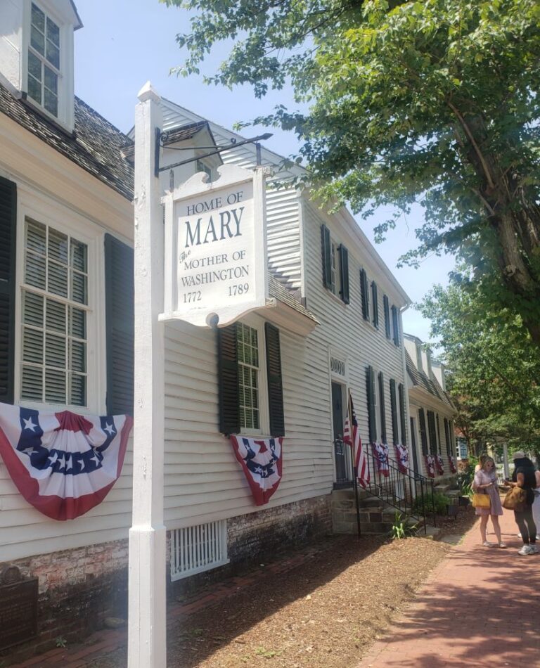 Fredericksburg VA Home of Mary Washington